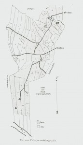 Kart over Velve før utskiftinga 1873