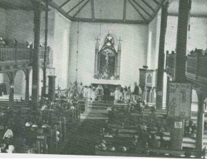 Fra Selbu kirke i 1920-åra. Foto Bj. Sirum